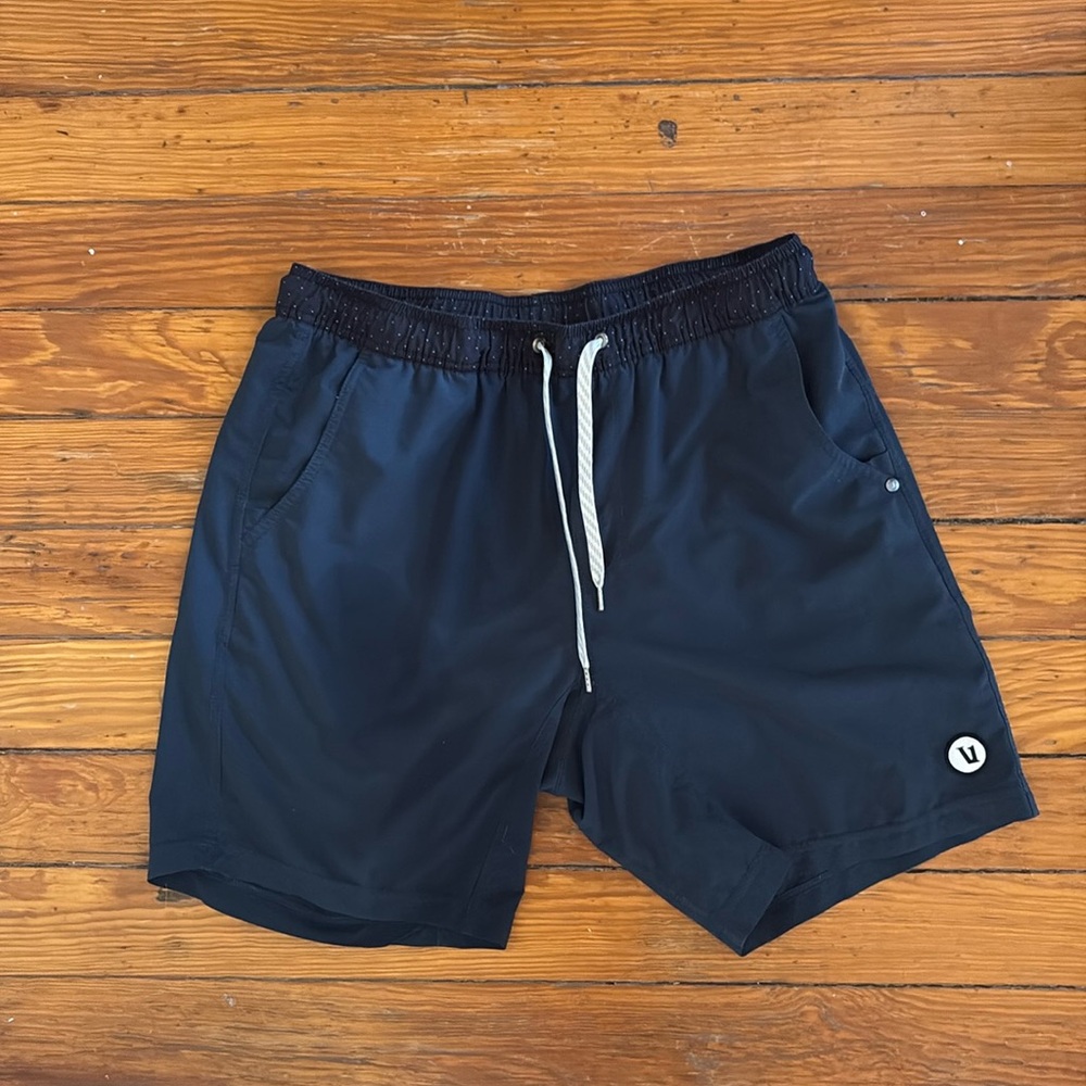 Vuori Blue Lined Shorts